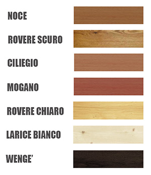 Colori del sigillante per legno