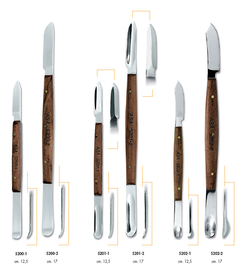AIWEIYER 5 coltelli in Metallo con Manico in Legno Rosso Strumenti di Pittura spatole utilizzati per Pittura e Utensili per Pittura 