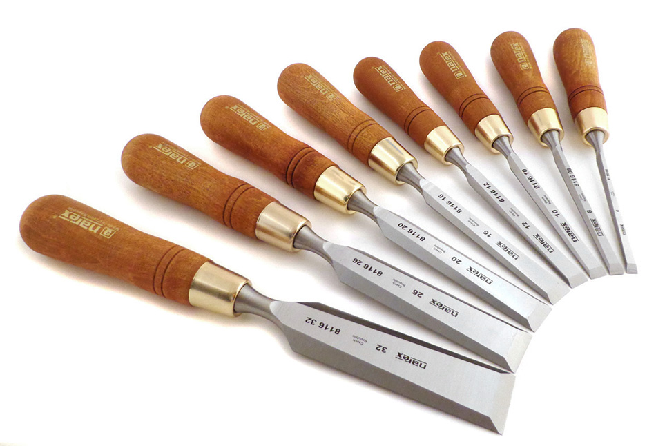 Set di pregiati scalpelli per incisione legno Narex 6 pz 