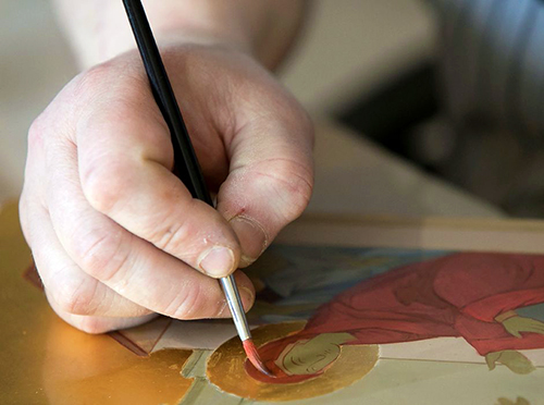 Utilizzo pennelli in Vajo Tintoretto serie 100